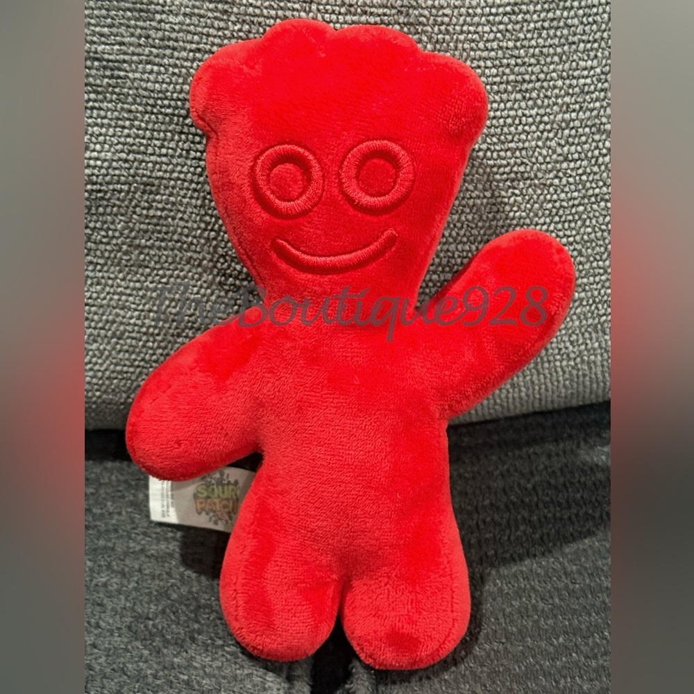 Frankford Valentines Red Sour Patch Kid Plush 7 Inch